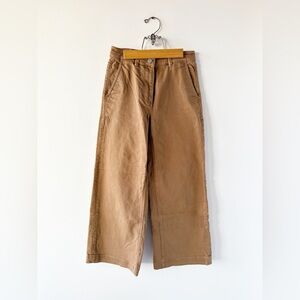 Everlane High Rise Wide Leg Crop Pants 0